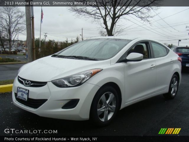 2013 Hyundai Elantra GLS in Shimmering White