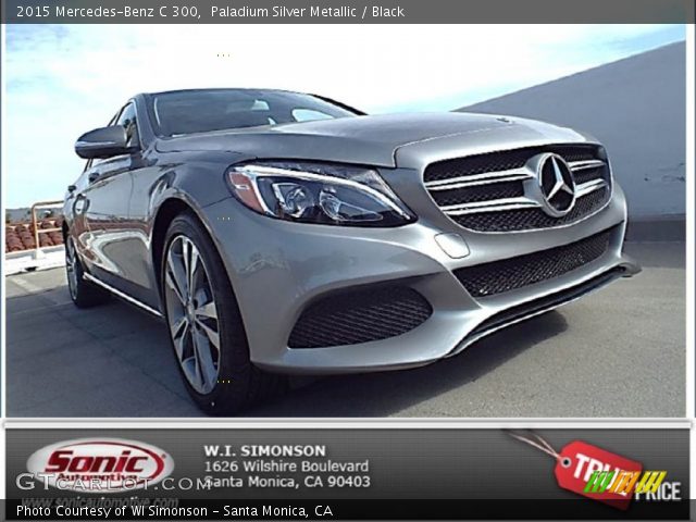 2015 Mercedes-Benz C 300 in Paladium Silver Metallic
