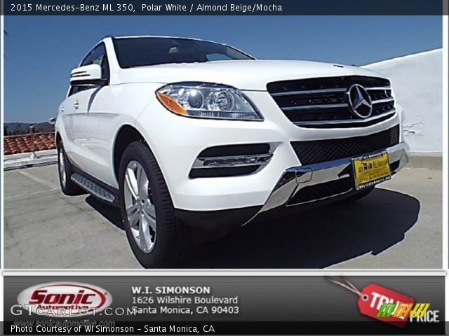 2015 Mercedes-Benz ML 350 in Polar White
