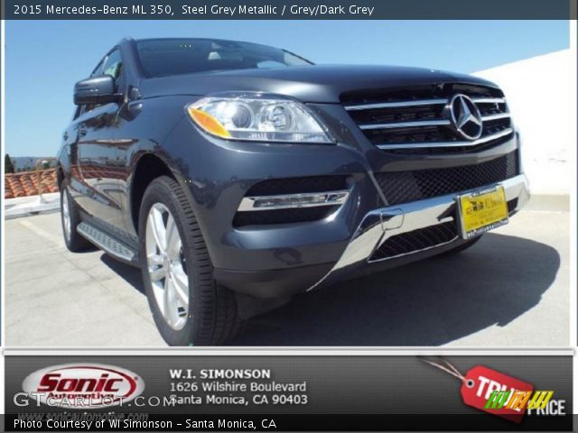 2015 Mercedes-Benz ML 350 in Steel Grey Metallic