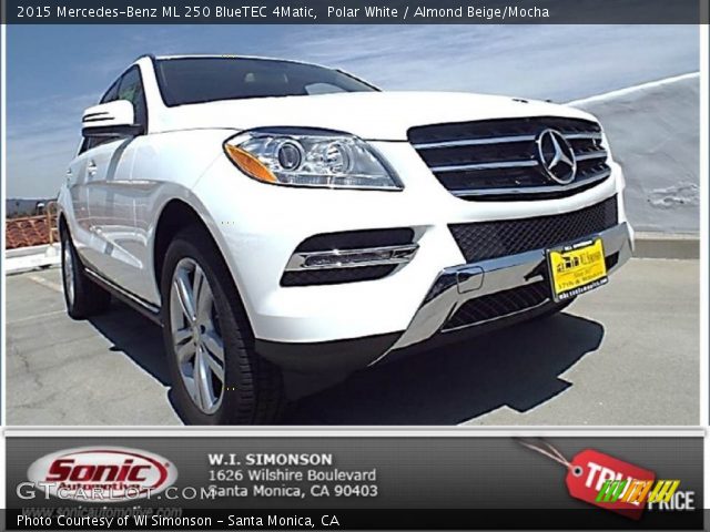 2015 Mercedes-Benz ML 250 BlueTEC 4Matic in Polar White