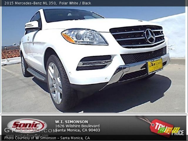 2015 Mercedes-Benz ML 350 in Polar White