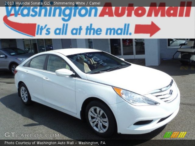 2013 Hyundai Sonata GLS in Shimmering White
