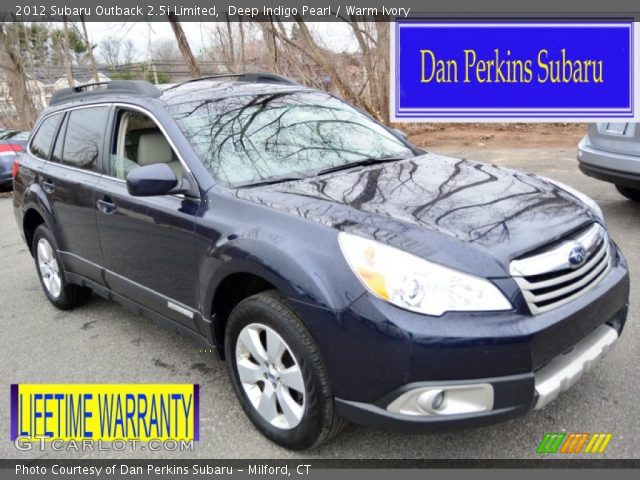 2012 Subaru Outback 2.5i Limited in Deep Indigo Pearl
