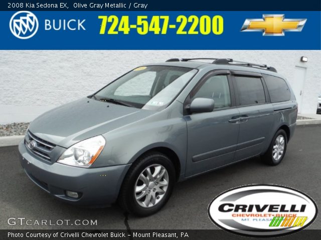 2008 Kia Sedona EX in Olive Gray Metallic