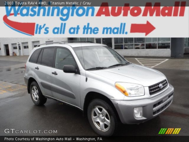 2003 Toyota RAV4 4WD in Titanium Metallic