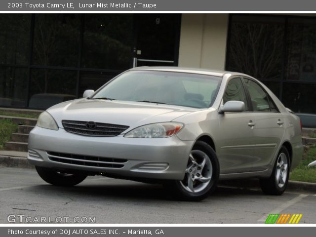 2003 Toyota Camry LE in Lunar Mist Metallic