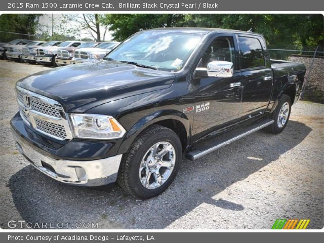 2015 Ram 1500 Laramie Crew Cab in Brilliant Black Crystal Pearl