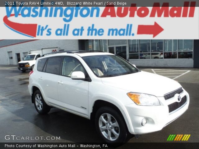 2011 Toyota RAV4 Limited 4WD in Blizzard White Pearl