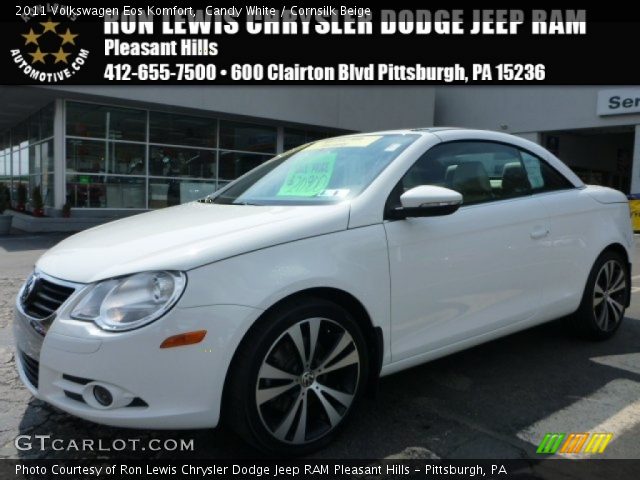 2011 Volkswagen Eos Komfort in Candy White