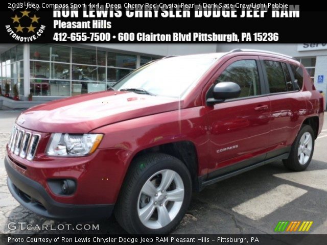 2013 Jeep Compass Sport 4x4 in Deep Cherry Red Crystal Pearl