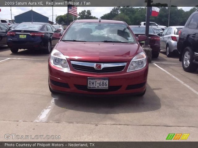 2009 Saturn Aura XE in Red Jewel Tintcoat