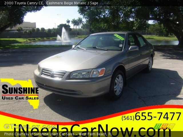 2000 Toyota Camry CE in Cashmere Beige Metallic