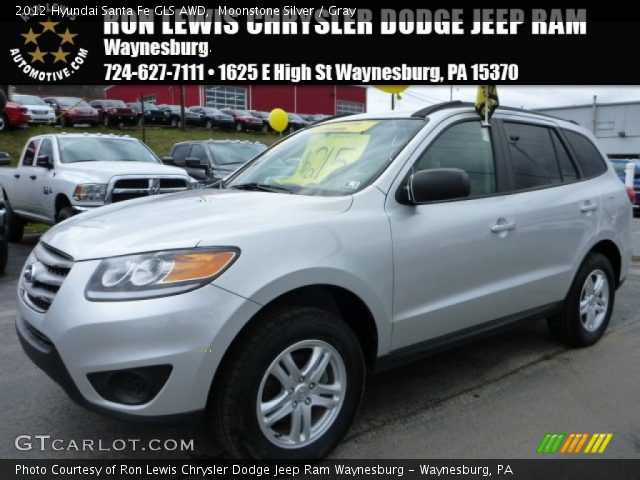 2012 Hyundai Santa Fe GLS AWD in Moonstone Silver