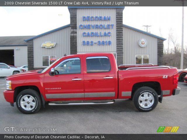 2009 Chevrolet Silverado 1500 LT Crew Cab 4x4 in Victory Red