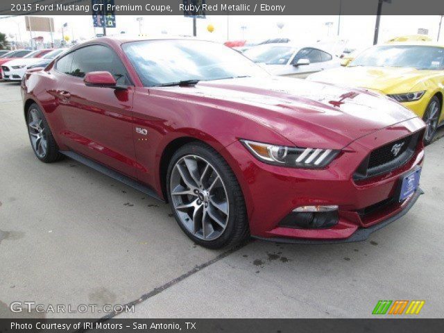 2015 Ford Mustang GT Premium Coupe in Ruby Red Metallic