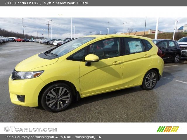 2015 Honda Fit EX-L in Mystic Yellow Pearl