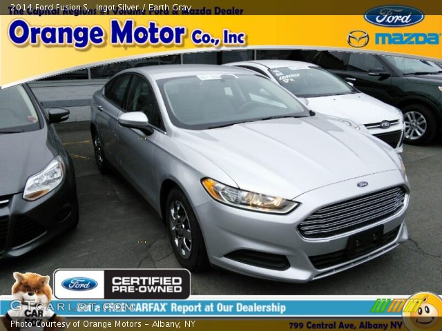 2014 Ford Fusion S in Ingot Silver