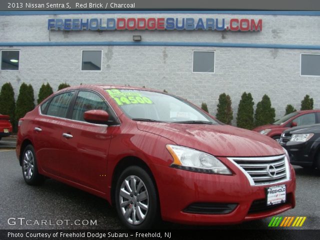 2013 Nissan Sentra S in Red Brick