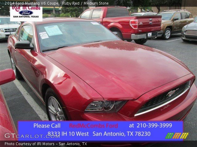 2014 Ford Mustang V6 Coupe in Ruby Red