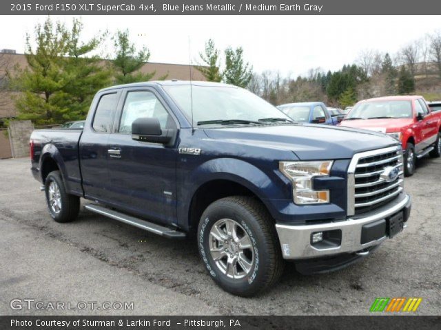 2015 Ford F150 XLT SuperCab 4x4 in Blue Jeans Metallic