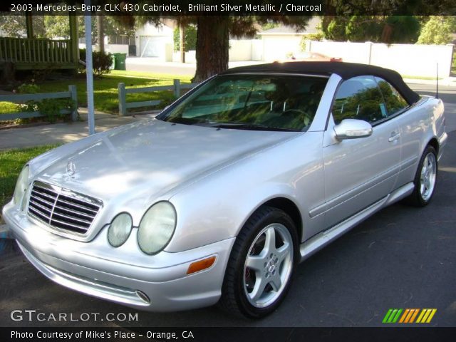 2003 Mercedes-Benz CLK 430 Cabriolet in Brilliant Silver Metallic