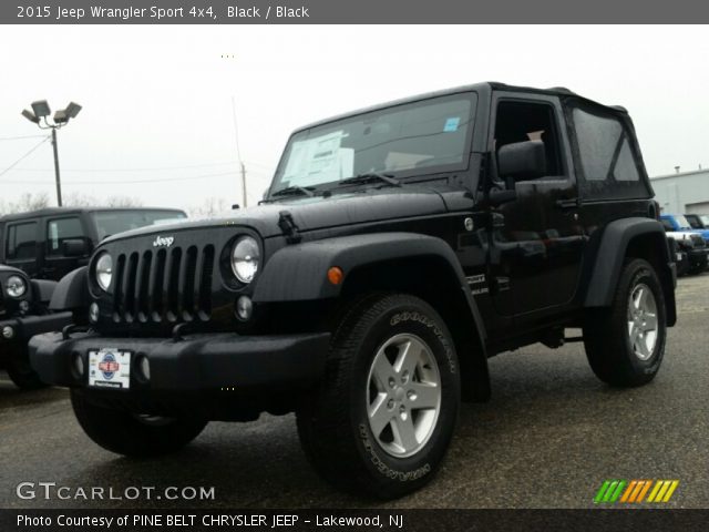 2015 Jeep Wrangler Sport 4x4 in Black