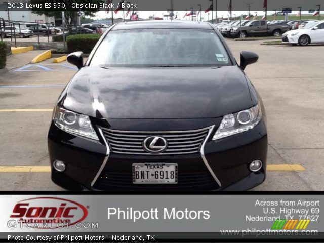 2013 Lexus ES 350 in Obsidian Black