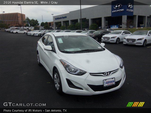 2016 Hyundai Elantra SE in White