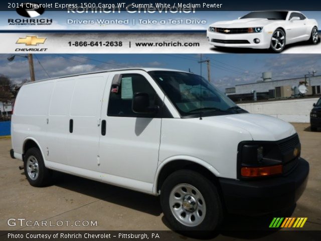 2014 Chevrolet Express 1500 Cargo WT in Summit White