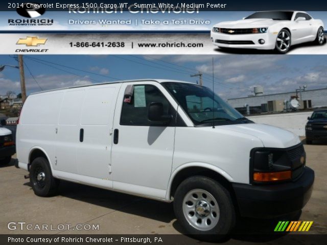 2014 Chevrolet Express 1500 Cargo WT in Summit White