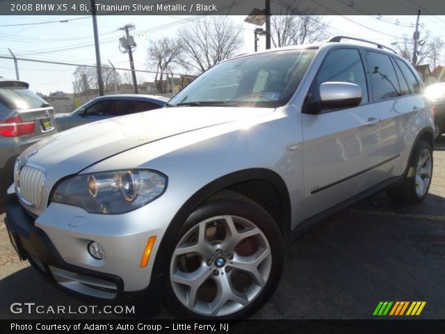 2008 BMW X5 4.8i in Titanium Silver Metallic
