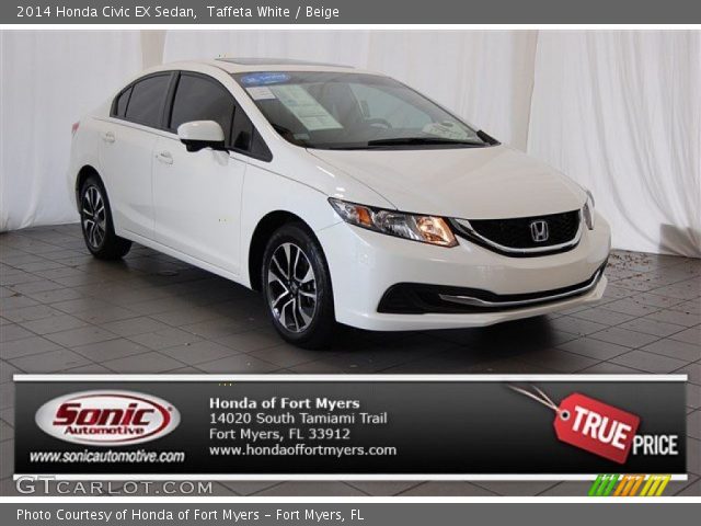 2014 Honda Civic EX Sedan in Taffeta White