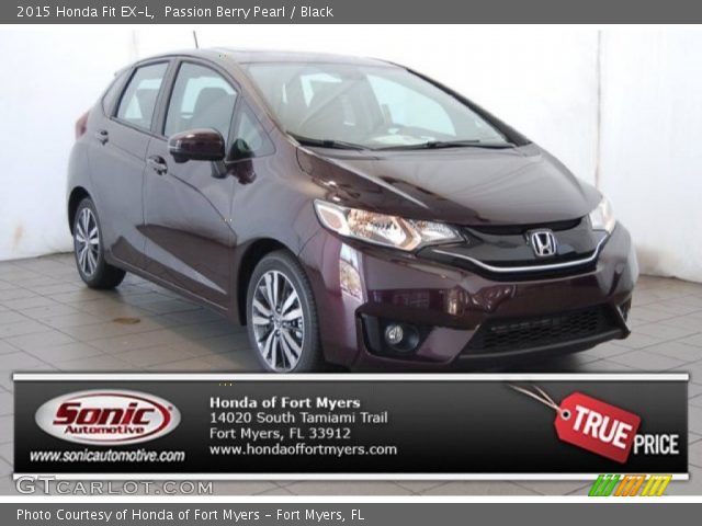 2015 Honda Fit EX-L in Passion Berry Pearl