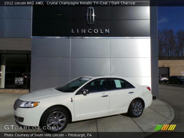 2012 Lincoln MKZ AWD in Crystal Champagne Metallic Tri-Coat