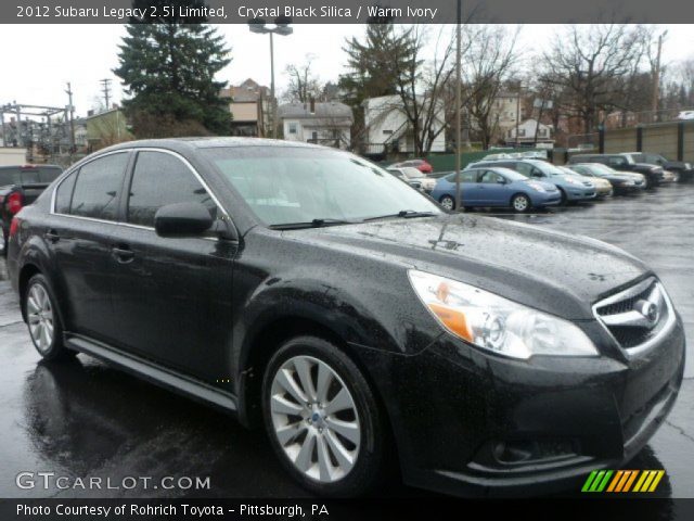 2012 Subaru Legacy 2.5i Limited in Crystal Black Silica