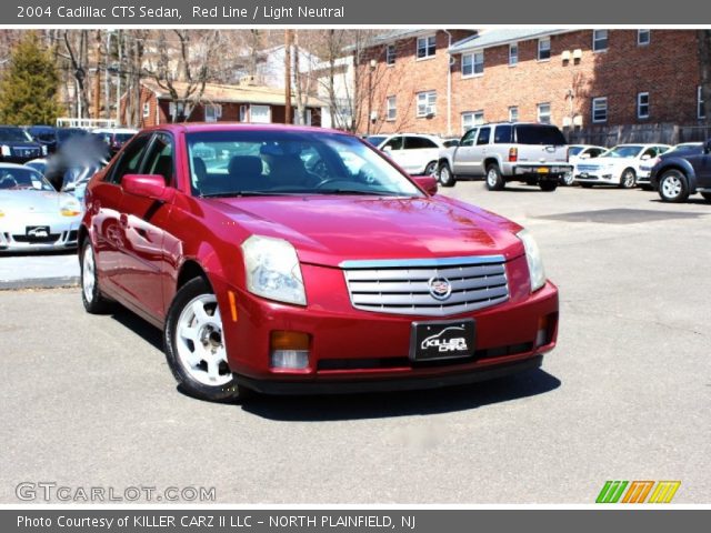 2004 Cadillac CTS Sedan in Red Line