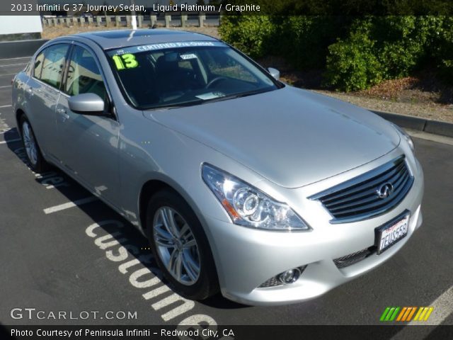 2013 Infiniti G 37 Journey Sedan in Liquid Platinum