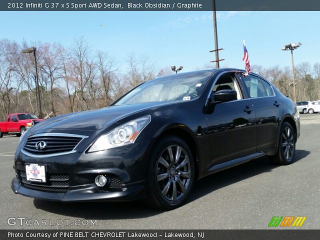 2012 Infiniti G 37 x S Sport AWD Sedan in Black Obsidian