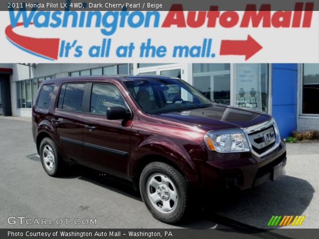 2011 Honda Pilot LX 4WD in Dark Cherry Pearl