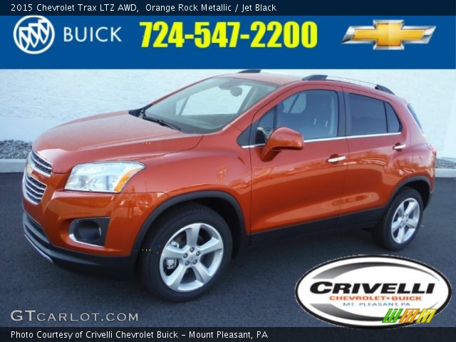 2015 Chevrolet Trax LTZ AWD in Orange Rock Metallic