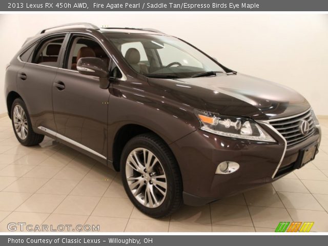 2013 Lexus RX 450h AWD in Fire Agate Pearl