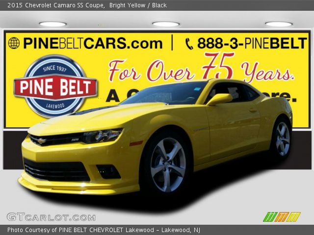 2015 Chevrolet Camaro SS Coupe in Bright Yellow