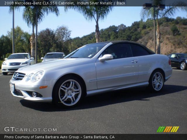 2008 Mercedes-Benz CLK 550 Cabriolet in Iridium Silver Metallic