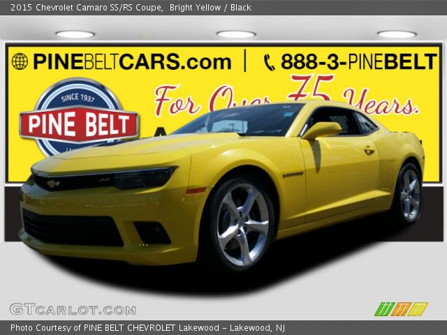 2015 Chevrolet Camaro SS/RS Coupe in Bright Yellow