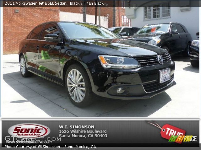 2011 Volkswagen Jetta SEL Sedan in Black