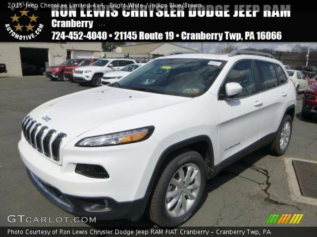 2015 Jeep Cherokee Limited 4x4 in Bright White