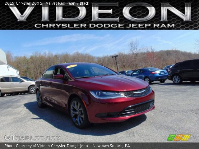 2015 Chrysler 200 S in Velvet Red Pearl
