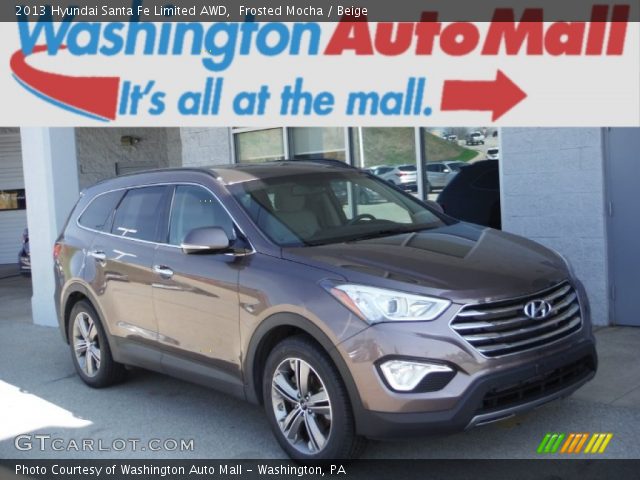 2013 Hyundai Santa Fe Limited AWD in Frosted Mocha