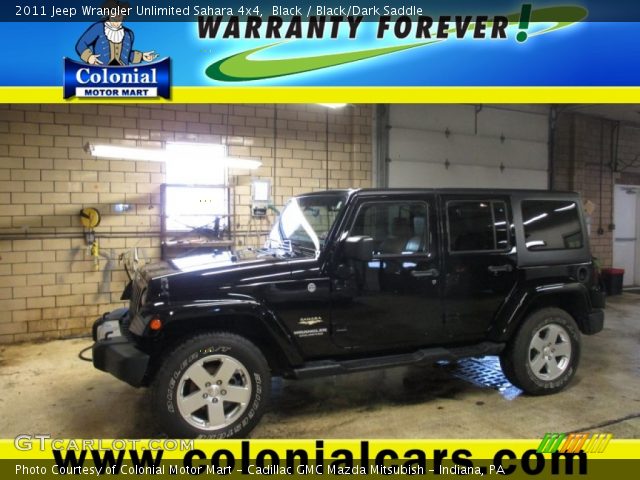 2011 Jeep Wrangler Unlimited Sahara 4x4 in Black